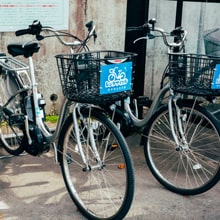 レンタサイクル写真