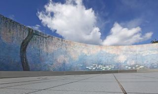 モネの「大睡蓮」　※画像は大塚国際美術館の展示作品を撮影したものです。