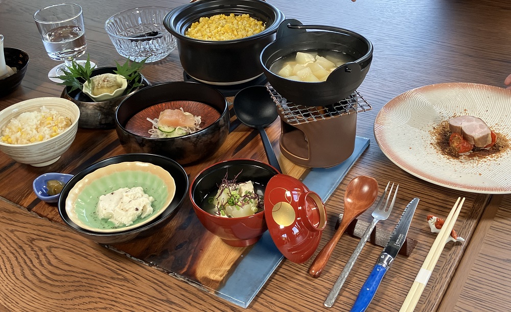「【盛岡発】真夏にひんやり龍泉洞とＮＥＷリゾートで岩泉地産ランチ」ツアー限定オリジナルランチ（イメージ）※当日の仕入れの都合で変更になる場合がございます。